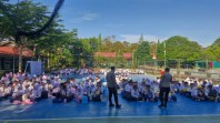 Polsek Bagan Sinembah Beri Edukasi Anti-Bullying dan Bahaya Narkoba kepada Siswa Baru