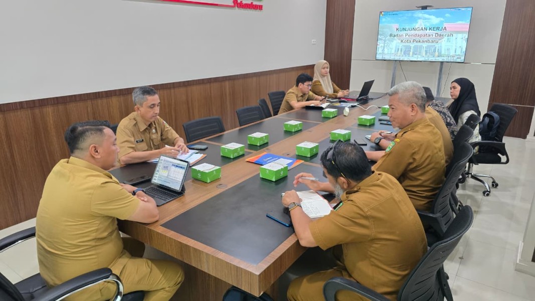 Bapenda Pekanbaru Terima Kunker Bapenda Siak