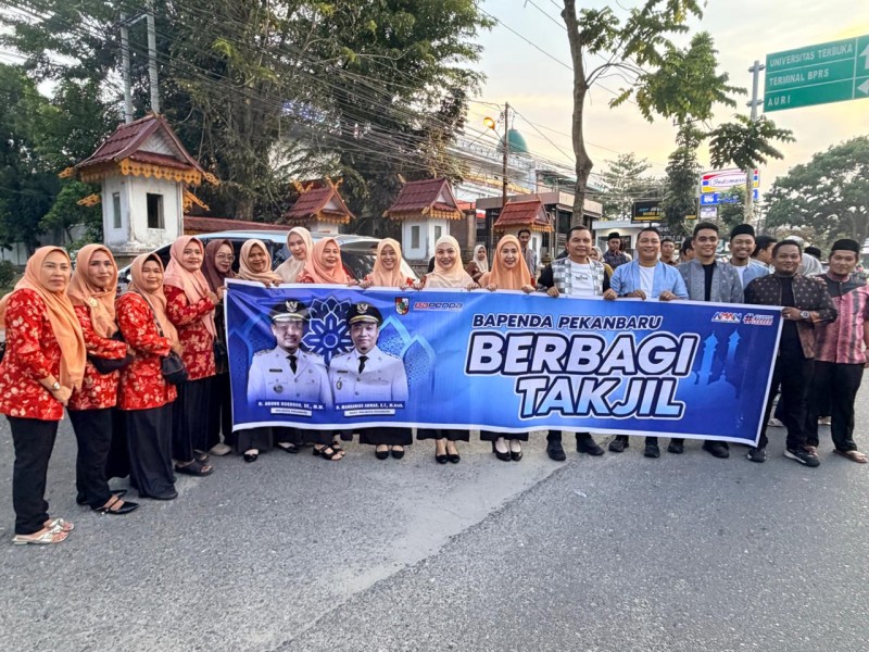 Sosialisasikan Diskon PBB hingga 70 Persen, Bapenda Pekanbaru Bagikan 6.000 Takjil