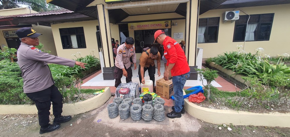 Polsek Minas Gandeng PT RAL dan Petani Rantau Bertuah