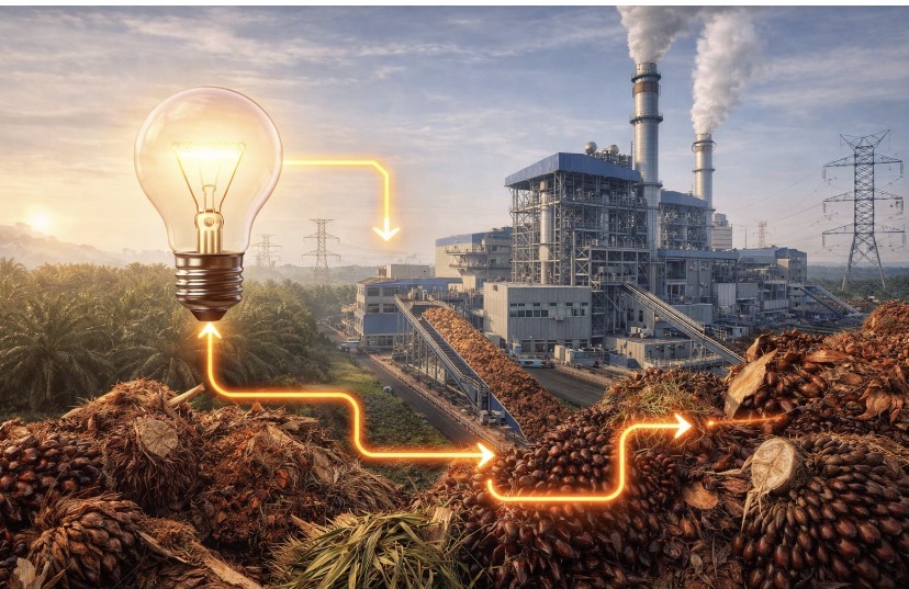 Energi dari Kebun Sawit: Pemanfaatan Biomassa untuk Kebutuhan Listrik Modern