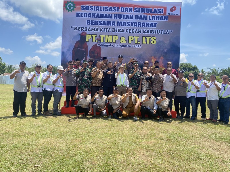 Cegah Karhutla  PT TMP Gelar Sosialisasi Pencegahan Karhula dan Deklarasi DMPG di Rohil