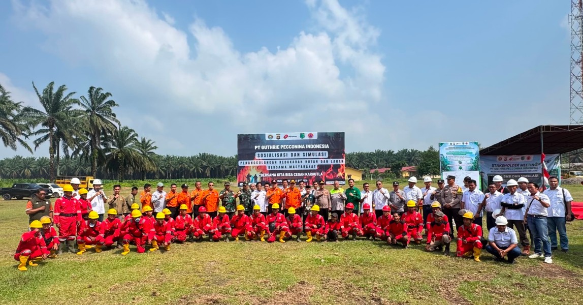 PT Guthrie Pecconina Indonesia Perkuat Kolaborasi Multipihak Hadapi Risiko Karhutla 2026
