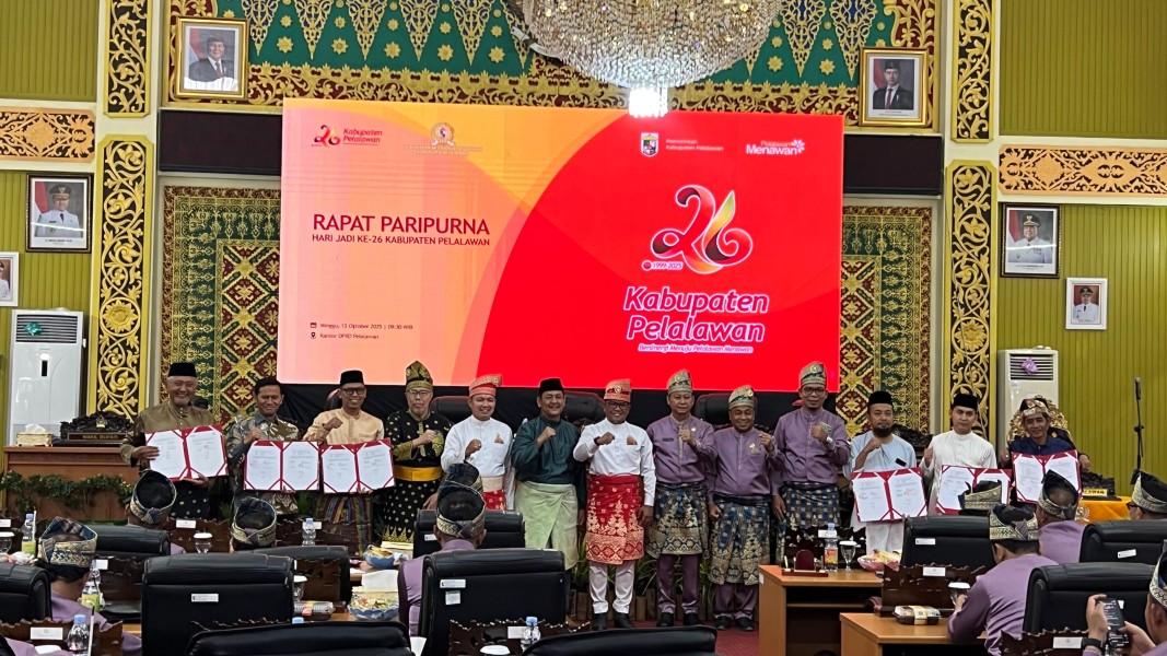 DPRD Pelalawan Gelar Rapat Paripurna Istimewa Hari Jadi ke-26 Kabupaten Pelalawan