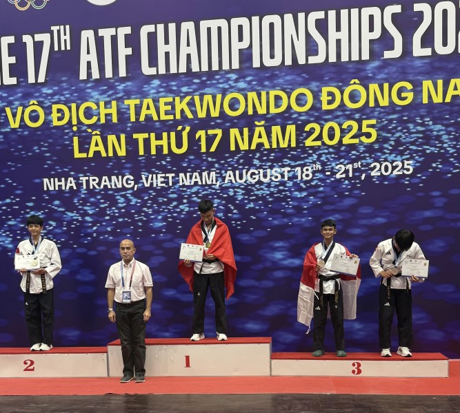 Tiga Atlet Yunior Taekwondo Riau Raih Medali di ATF 2025 Vietnam