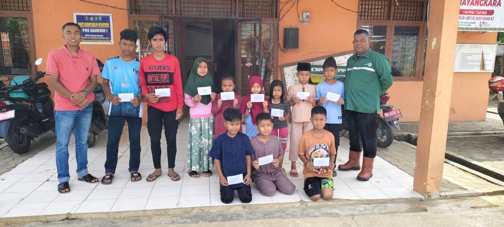 PT TPP Hadir untuk Masyarakat, Tebar Kebahagiaan bersama Ratusan Anak Yatim di Indragiri Hulu