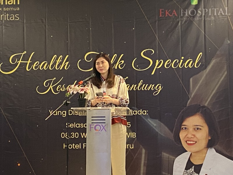 Eka Hospital Bersama BRK Syariah Edukasi Kesehatan Jantung ke Nasabah Prioritas