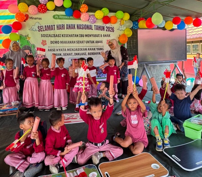 Semarak Hari Anak Nasional, PT GPI Tanamkan Semangat Hidup Sehat dan Berani Bermimpi