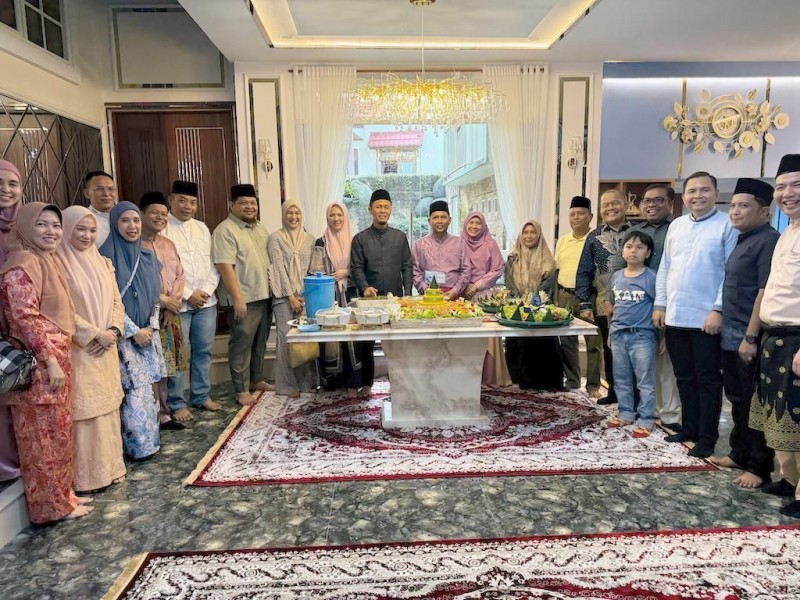 Wako Agung Nugroho Lanjutkan Silaturahmi Idulfitri, Hadiri Syukuran Wakil Ketua DPRD dan Bersua Wakil Wali Kota
