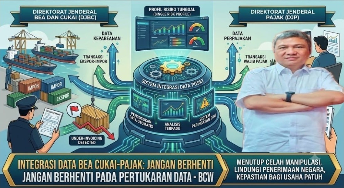 Integrasi Data Bea Cukai-Pajak Dinilai Mendesak, BCW: Jangan Berhenti pada Pertukaran Data