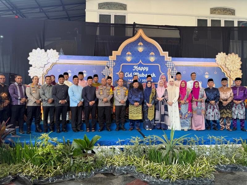 Hari Terakhir Open House Wali Kota Pekanbaru Dihadiri Gubernur dan Kapolda Riau