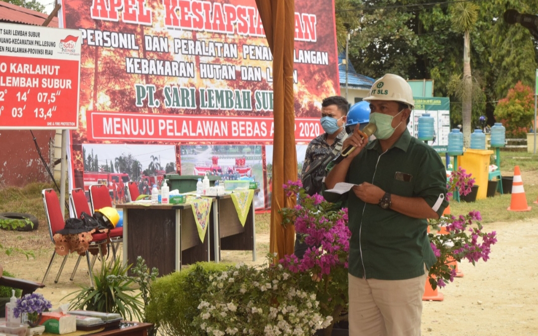 PT Sari Lembah Subur Gelar Apel Siaga Antisipasi Karhutla