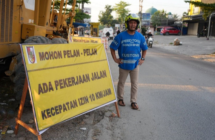 Satu Persatu Jalan Rusak di Pekanbaru Kembali Mulus, Jalan Rambutan Langsung Diperbaiki