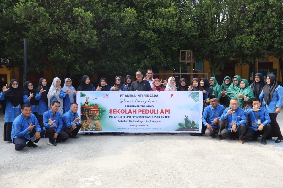 PT Aneka Intipersada dan IHF Perkuat Pendidikan Karakter Lewat Pelatihan Guru di Siak