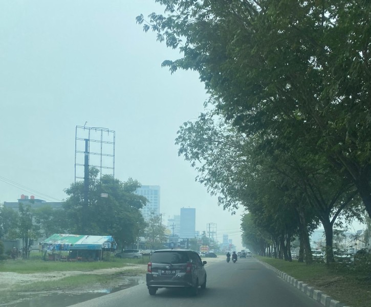 Kualitas Udara Pekanbaru Sempat Tembus Level Berbahaya Dini Hari, Kini Sangat Tidak Sehat