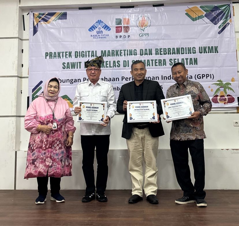 BPDP Dukung GPPI Gelar Praktek Digital Marketing dan Rebranding UKMK Sawit Naik Kelas di Sumatera Selatan