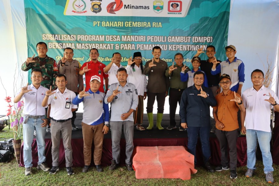 PT BGR Perkuat Kolaborasi Multipihak Lewat Sosialisasi Program Desa Mandiri Peduli Gambut