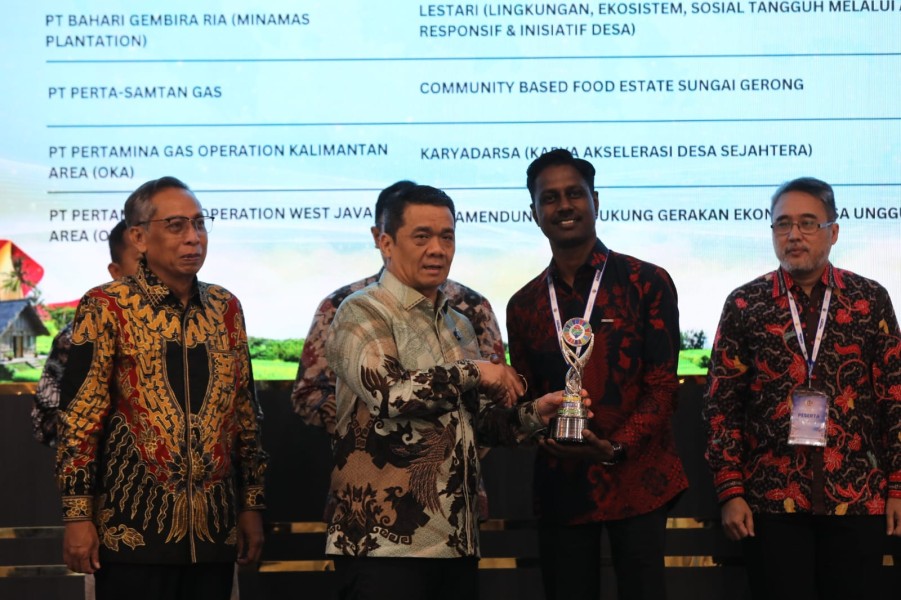 PT BGR Minamas Plantation Raih Silver CSR & PDB Award dari Kementerian Desa