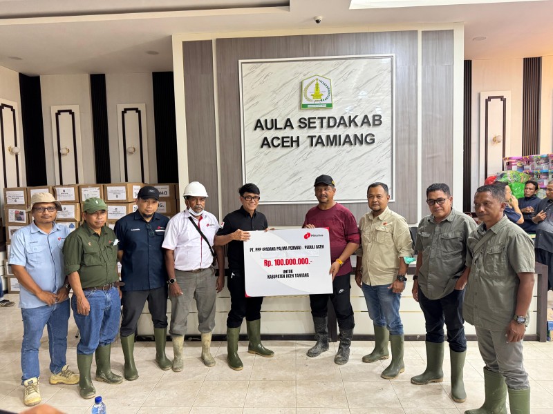PT PPP - Minamas Plantation Salurkan Bantuan Pemulihan Pascabanjir di Aceh Tamiang