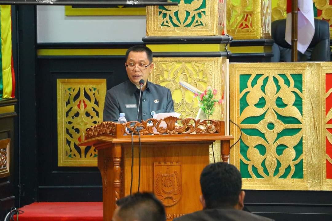 Ketua DPRD Pekanbaru Sabarudin Pimpin MoU R-APBD Perubahan Pekanbaru 2023
